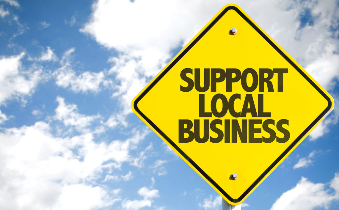 Support Small Business Sign